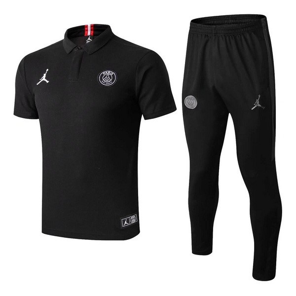 Polo Ensemble Complet Paris Saint Germain 2018-19 Noir